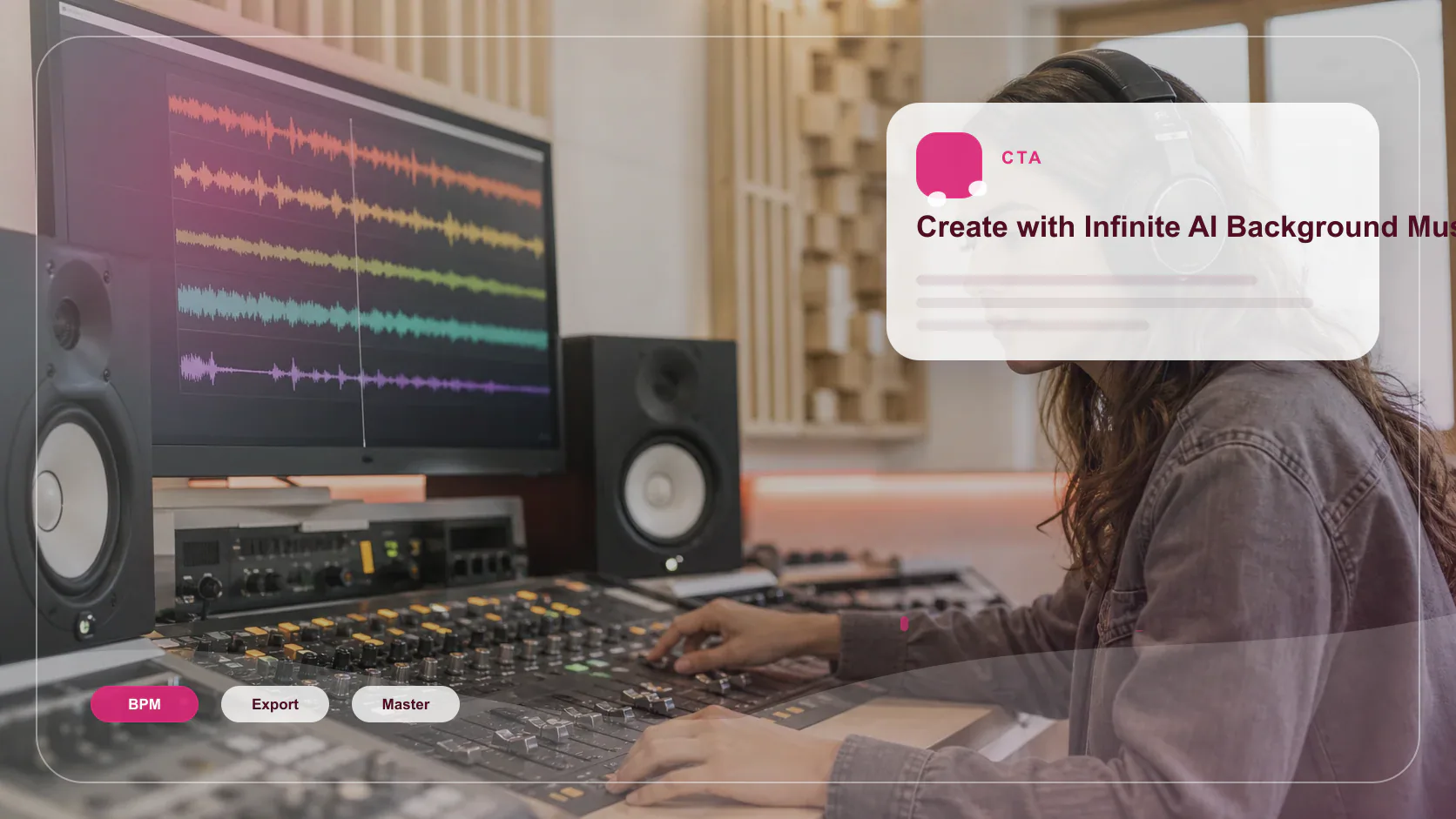 Music producer preparing a mastered track for release