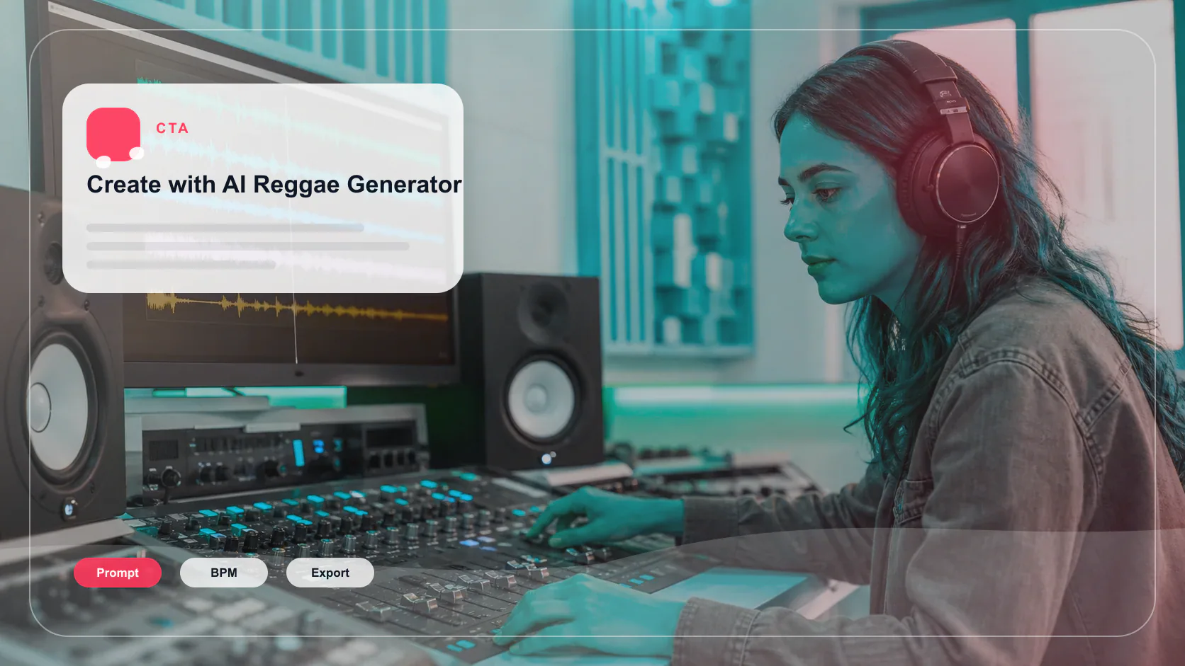 Independent musician shaping an AI music idea in a bright home studio