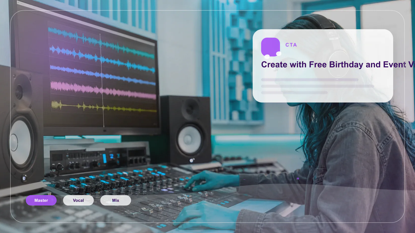 Independent musician shaping an AI music idea in a bright home studio