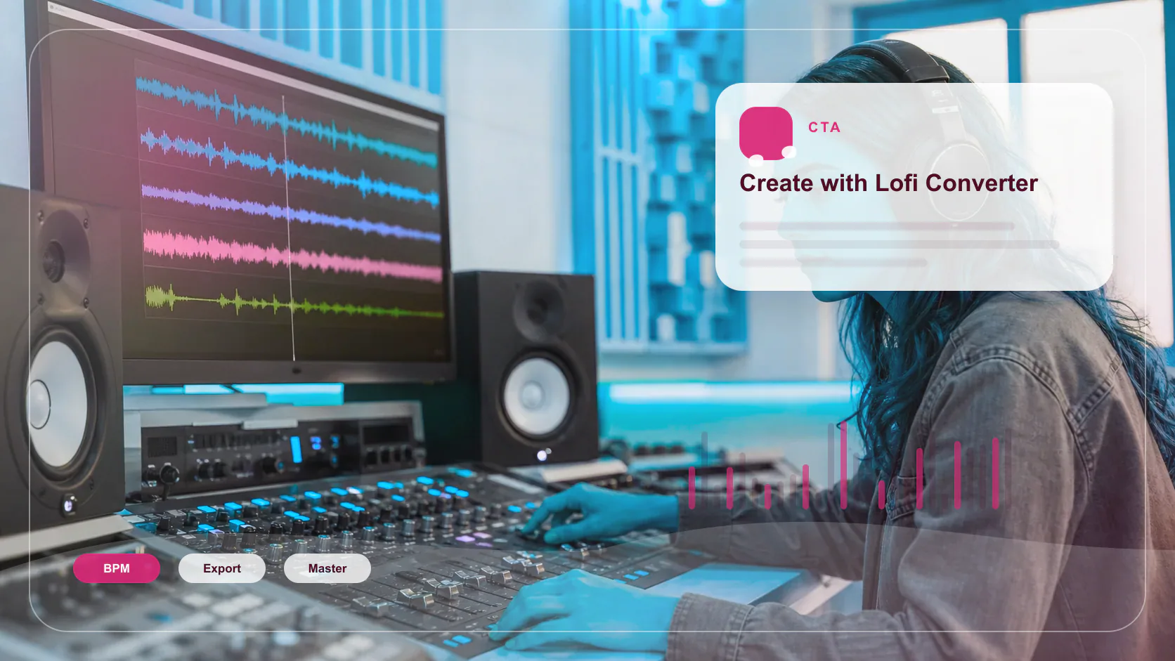 Music producer preparing a mastered track for release