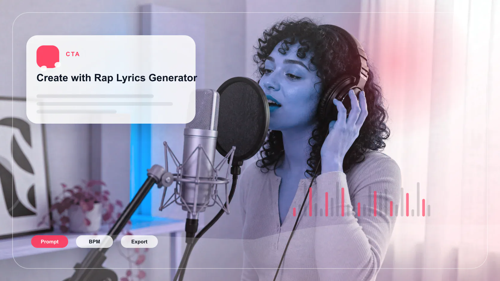 Independent musician shaping an AI music idea in a bright home studio