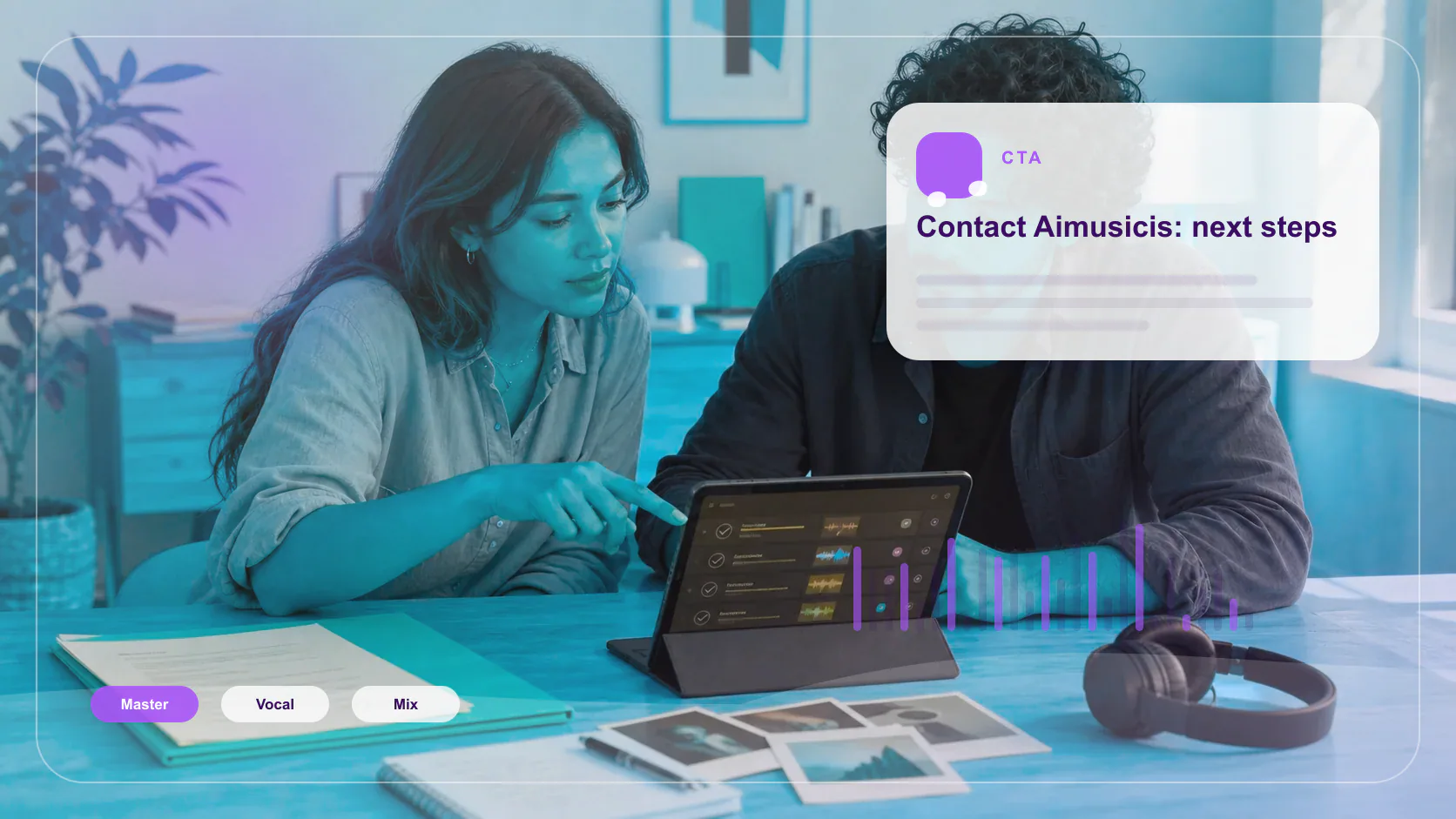 Creative team checking commercial music rights and publishing readiness