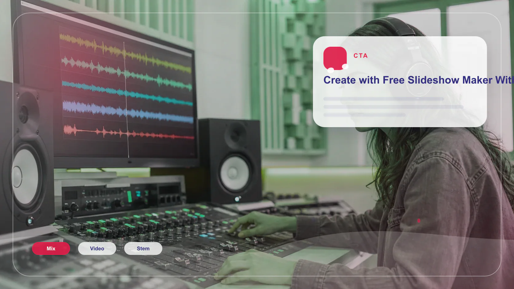 Independent musician shaping an AI music idea in a bright home studio