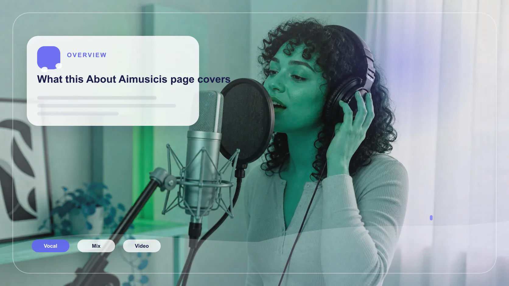 Independent musician shaping an AI music idea in a bright home studio