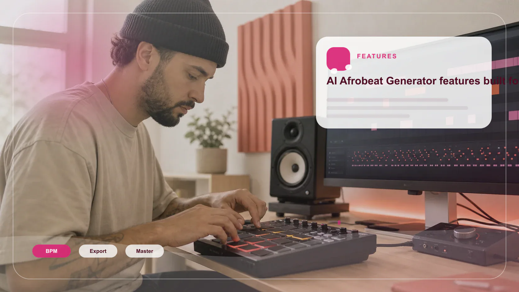 DJ producer preparing a remix or AI song cover version