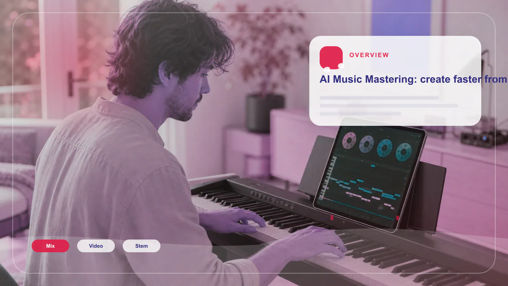 Music producer preparing a mastered track for release