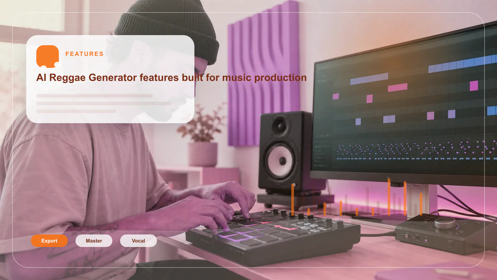 DJ producer preparing a remix or AI song cover version