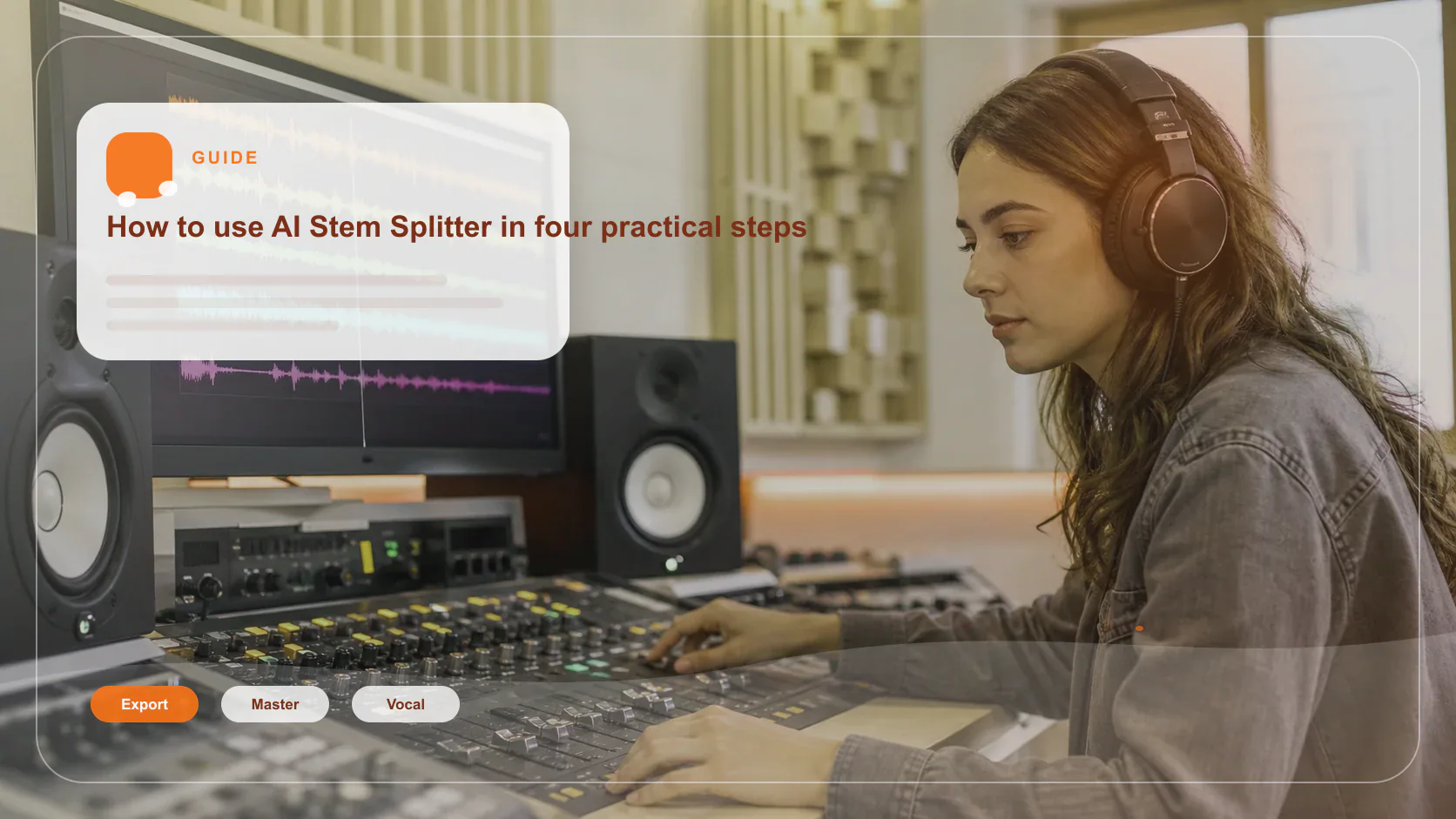 Sound designer analyzing BPM key and pitch before editing audio