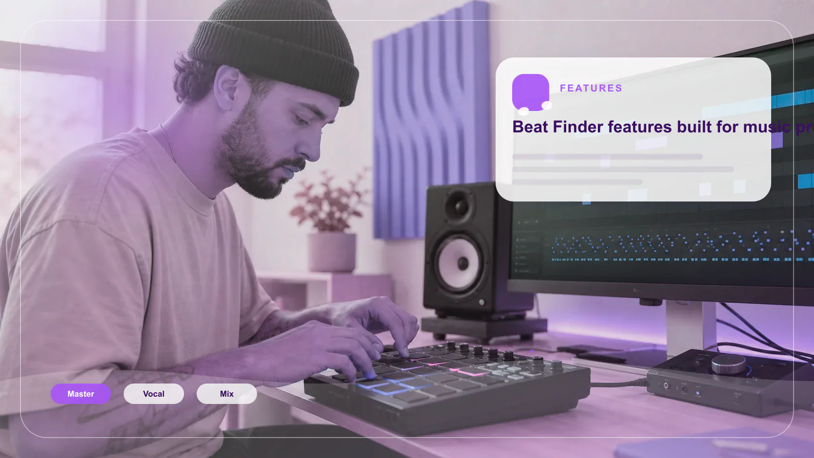 DJ producer preparing a remix or AI song cover version