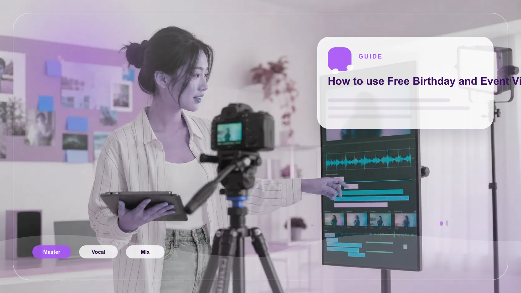 Independent musician shaping an AI music idea in a bright home studio