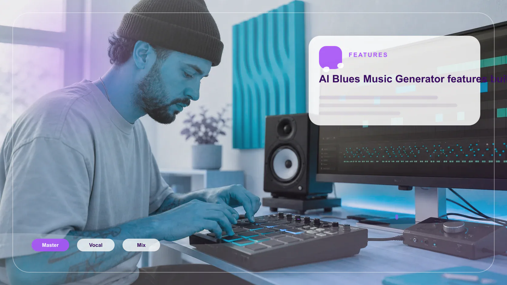 DJ producer preparing a remix or AI song cover version