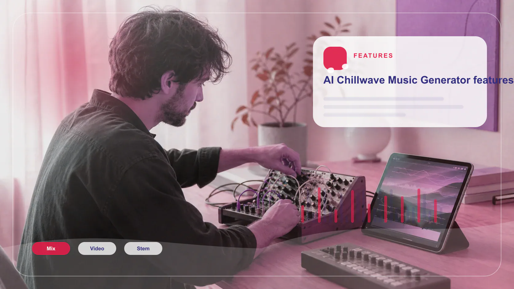 Sound designer analyzing BPM key and pitch before editing audio