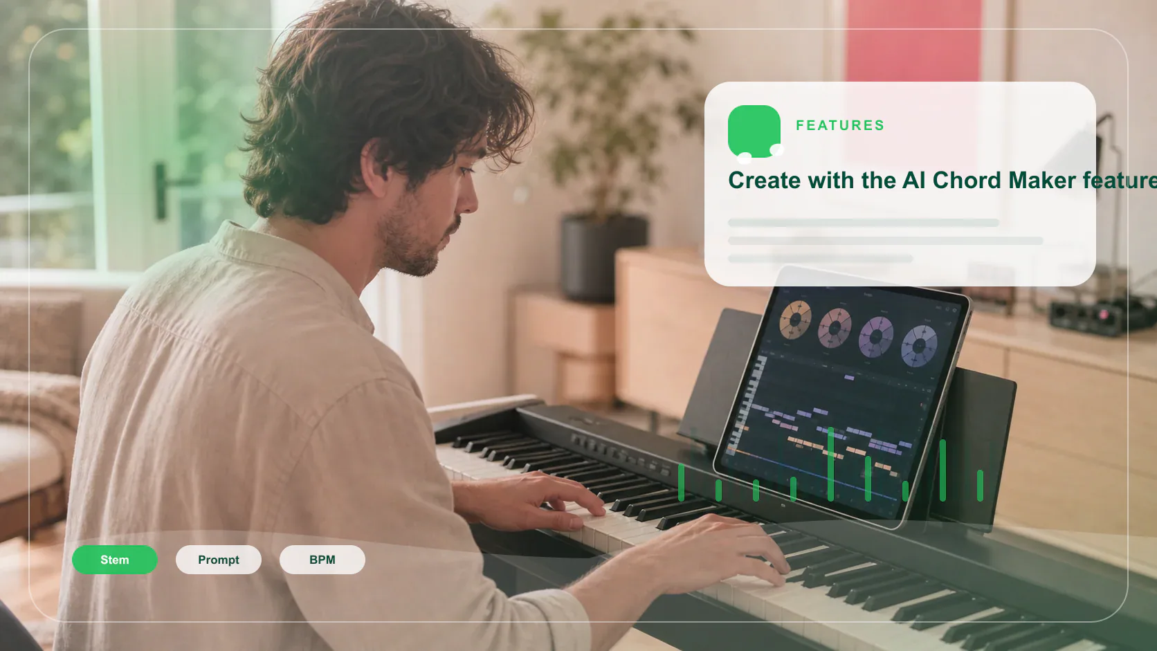 Beat producer tapping a drum pad controller for a new genre idea