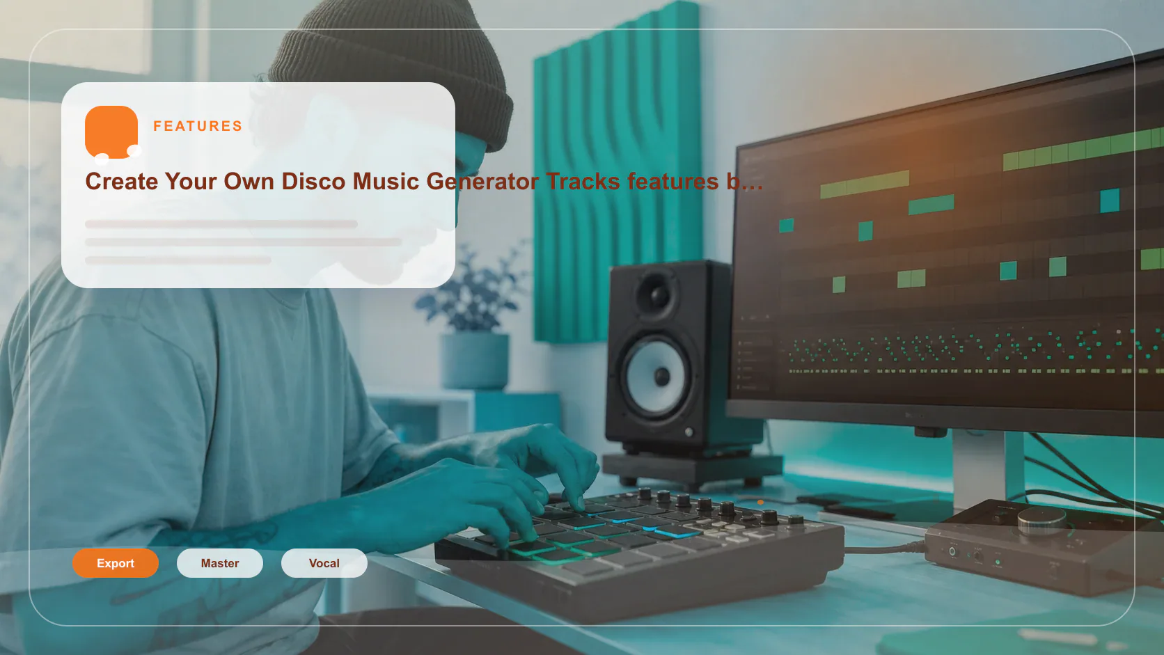 DJ producer preparing a remix or AI song cover version