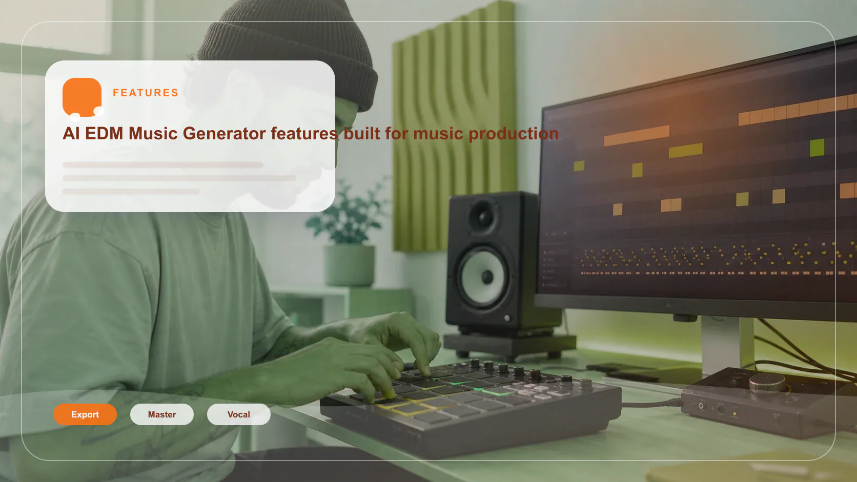 DJ producer preparing a remix or AI song cover version