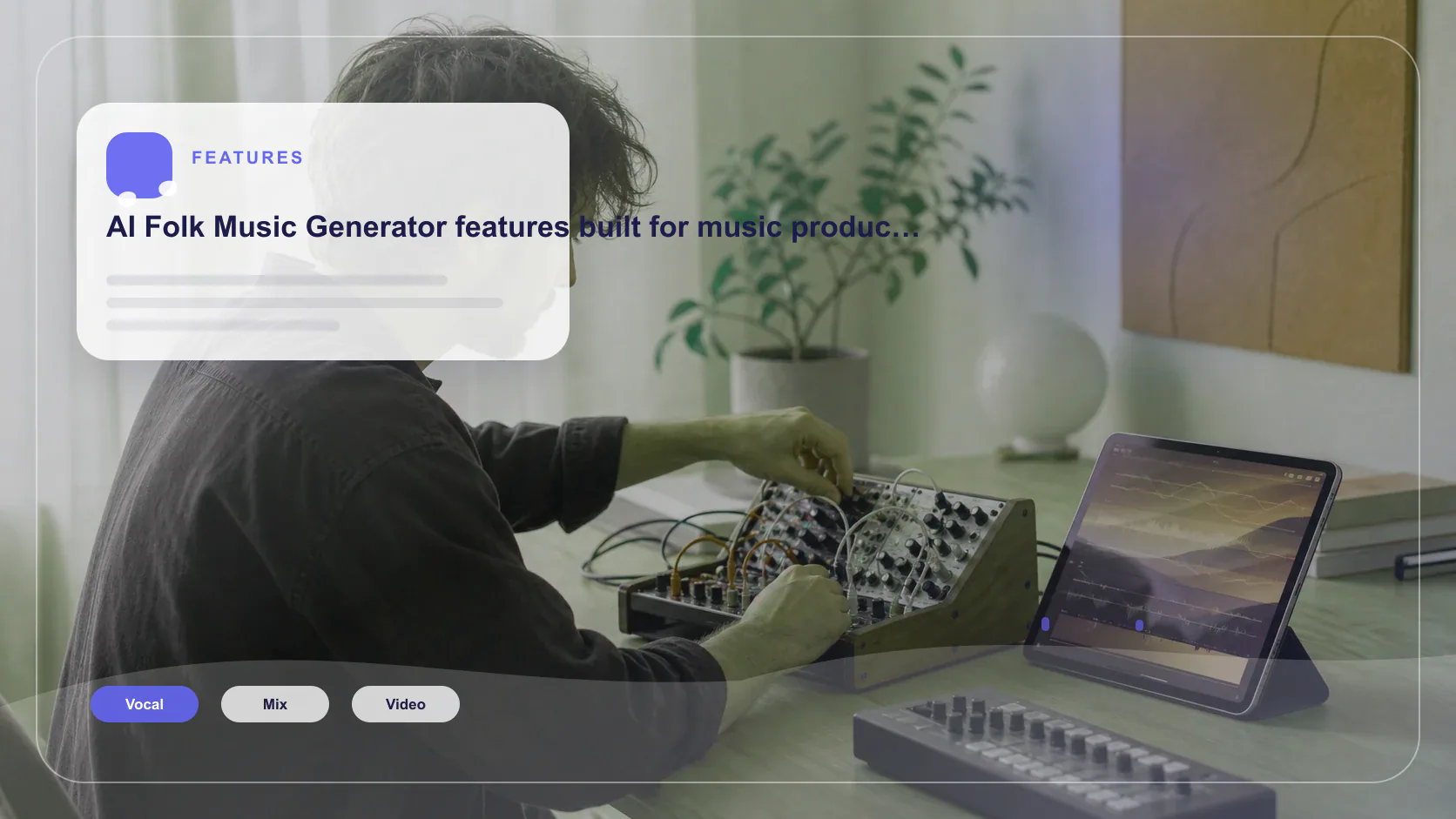 DJ producer preparing a remix or AI song cover version