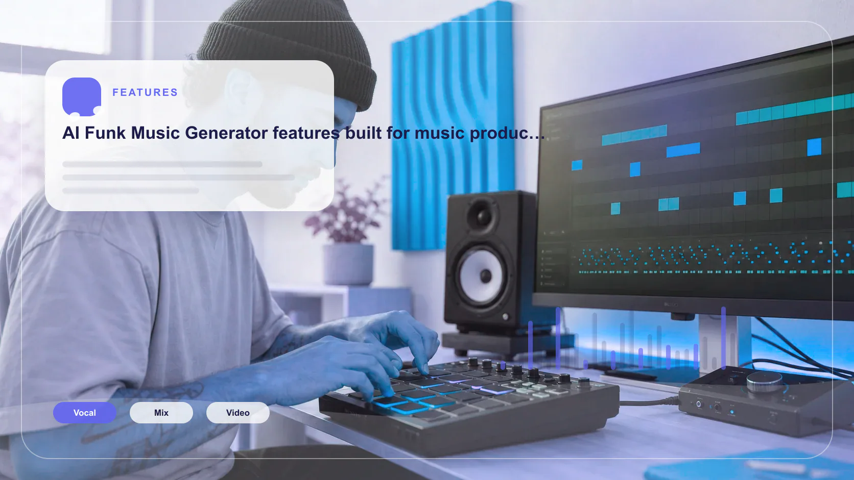 DJ producer preparing a remix or AI song cover version