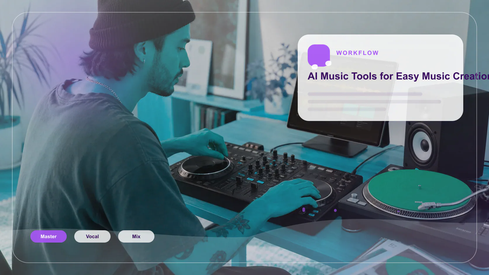 Beat producer tapping a drum pad controller for a new genre idea