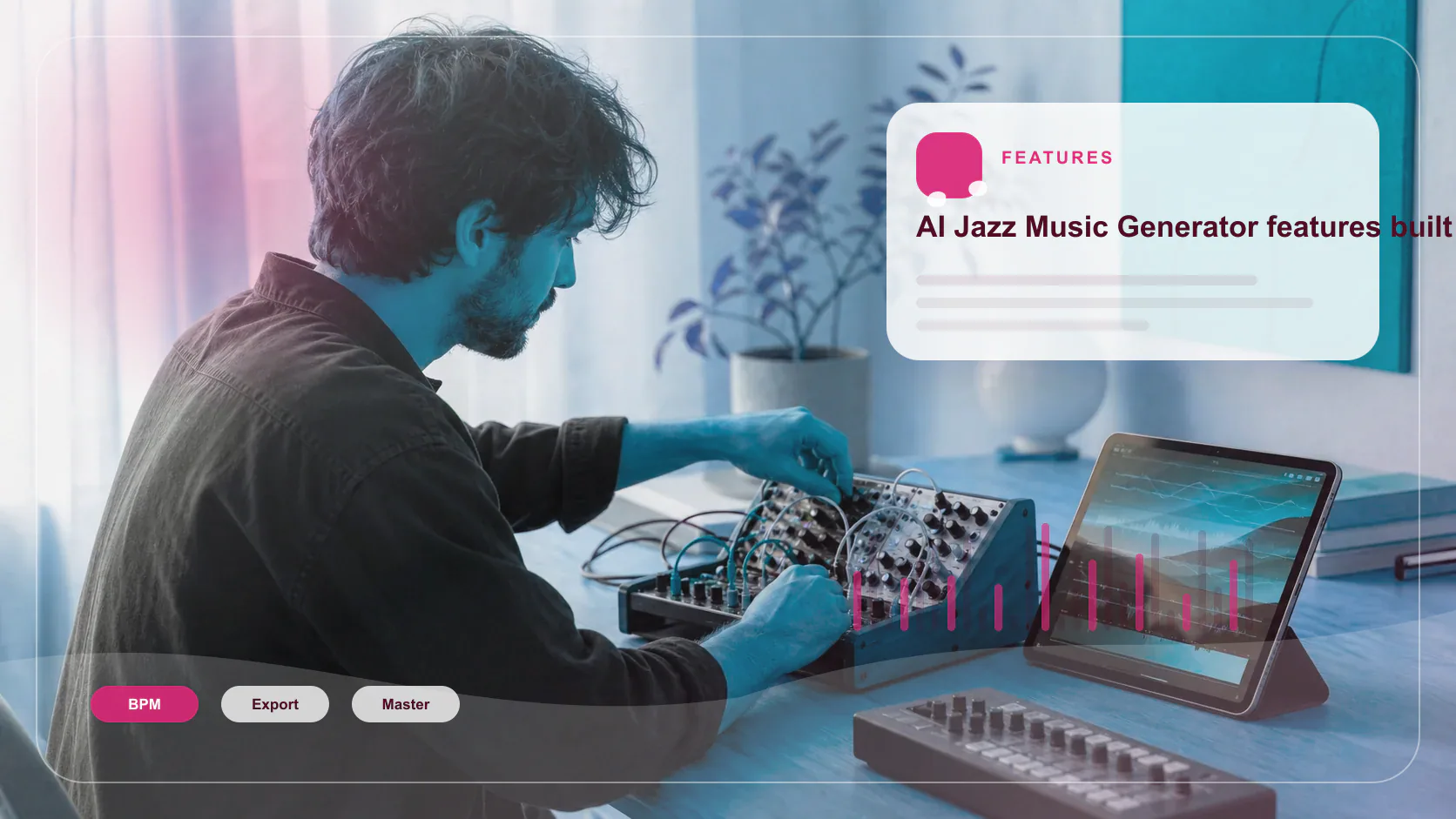 DJ producer preparing a remix or AI song cover version