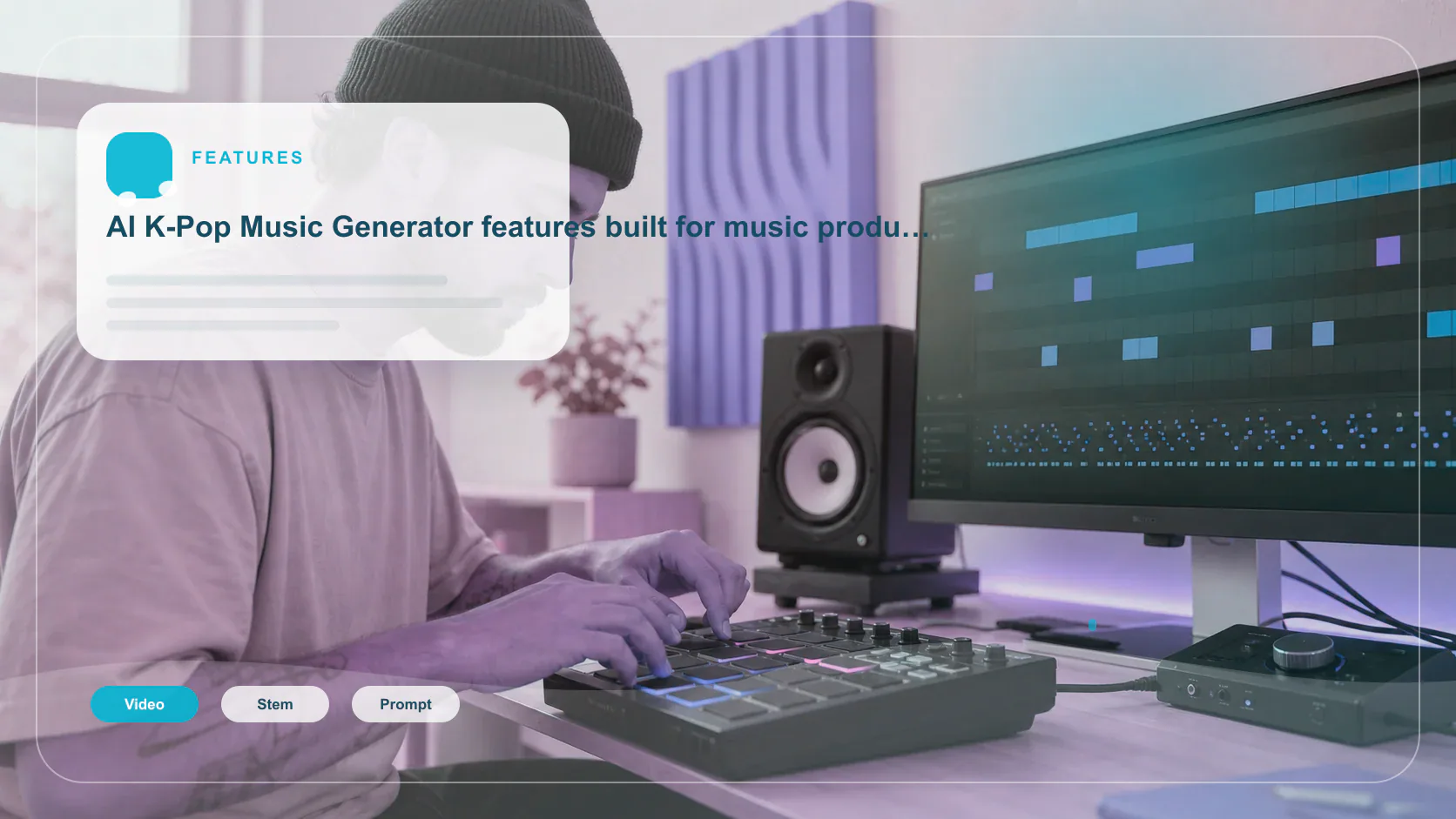 DJ producer preparing a remix or AI song cover version