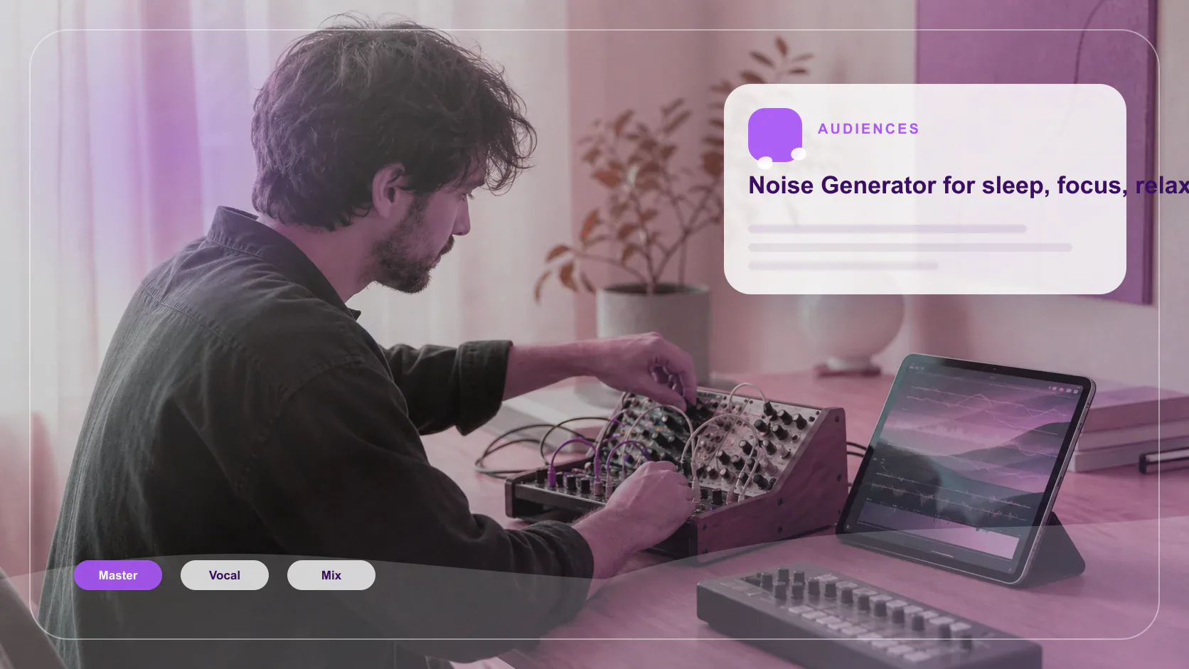 Photographer turning a printed image memory into a music mood