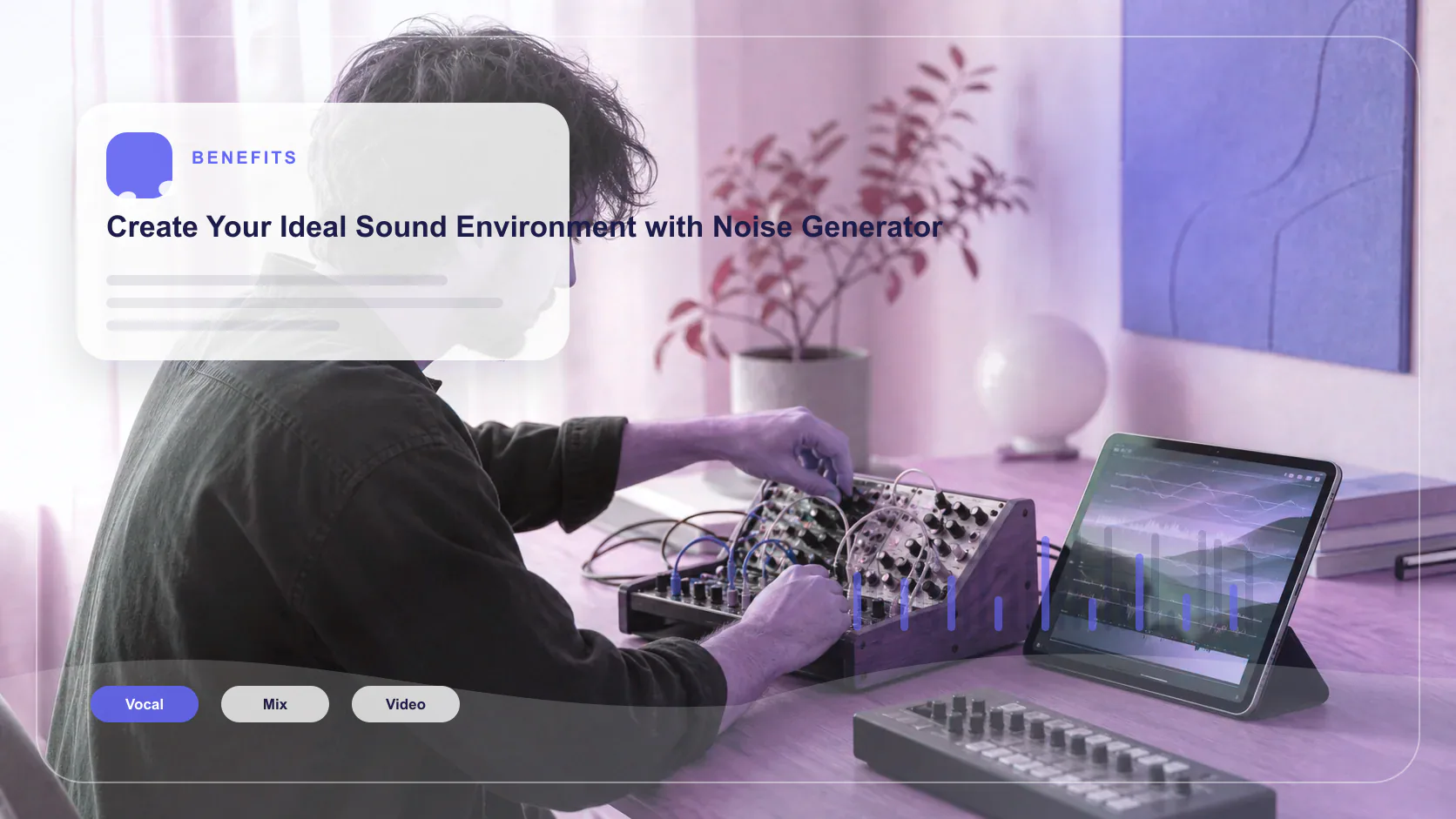 Photographer turning a printed image memory into a music mood