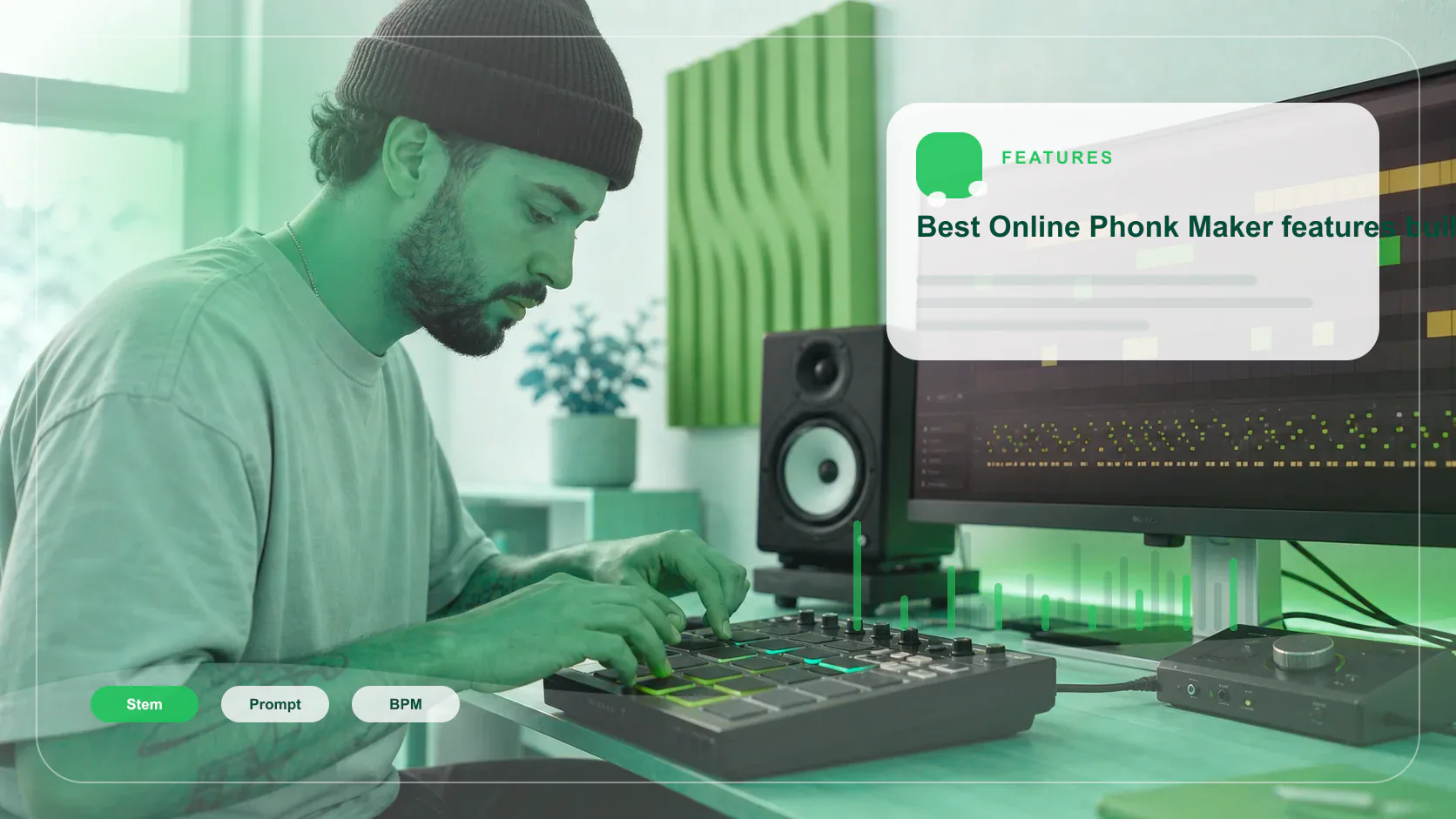 DJ producer preparing a remix or AI song cover version
