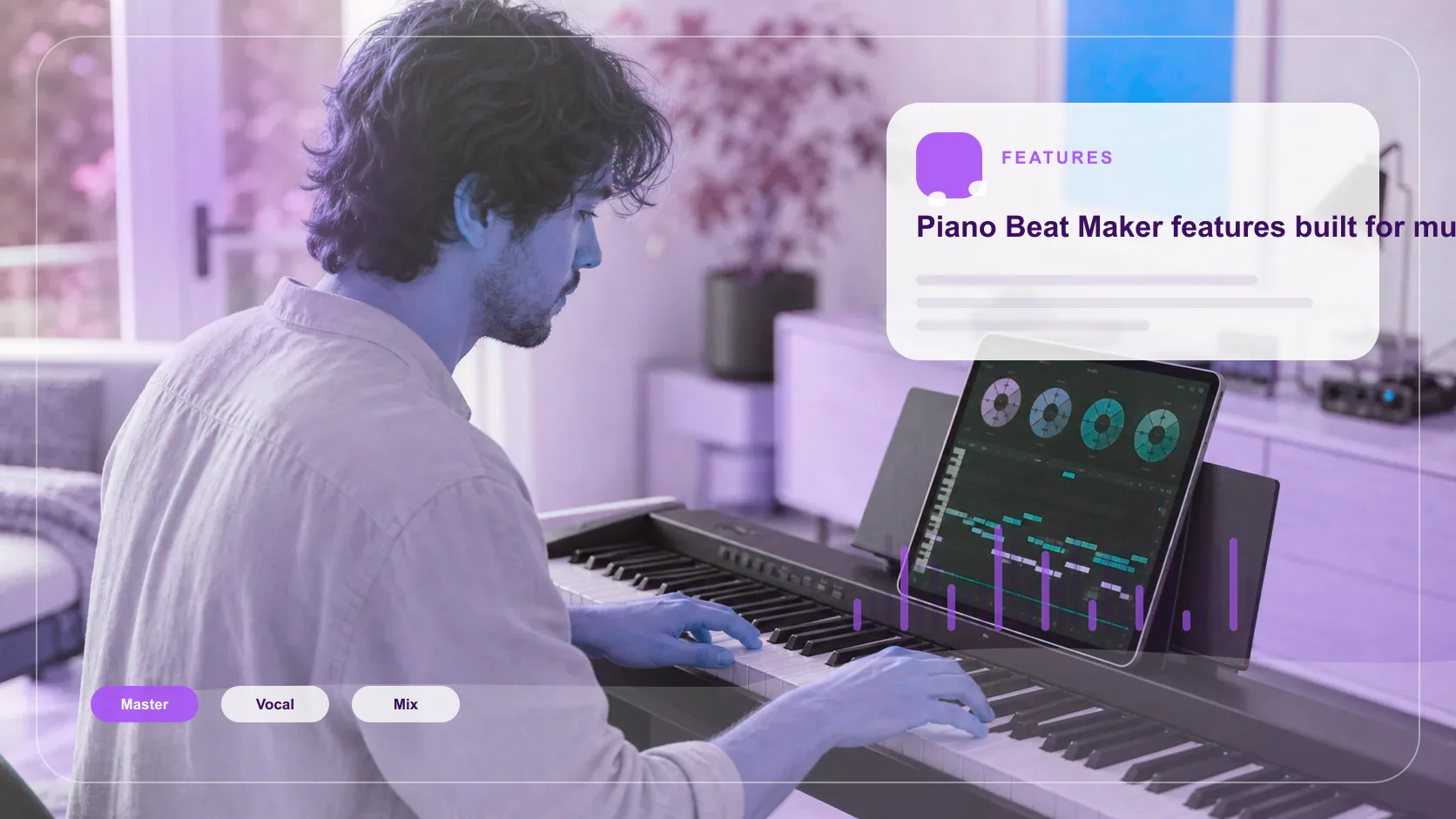 Beat producer tapping a drum pad controller for a new genre idea