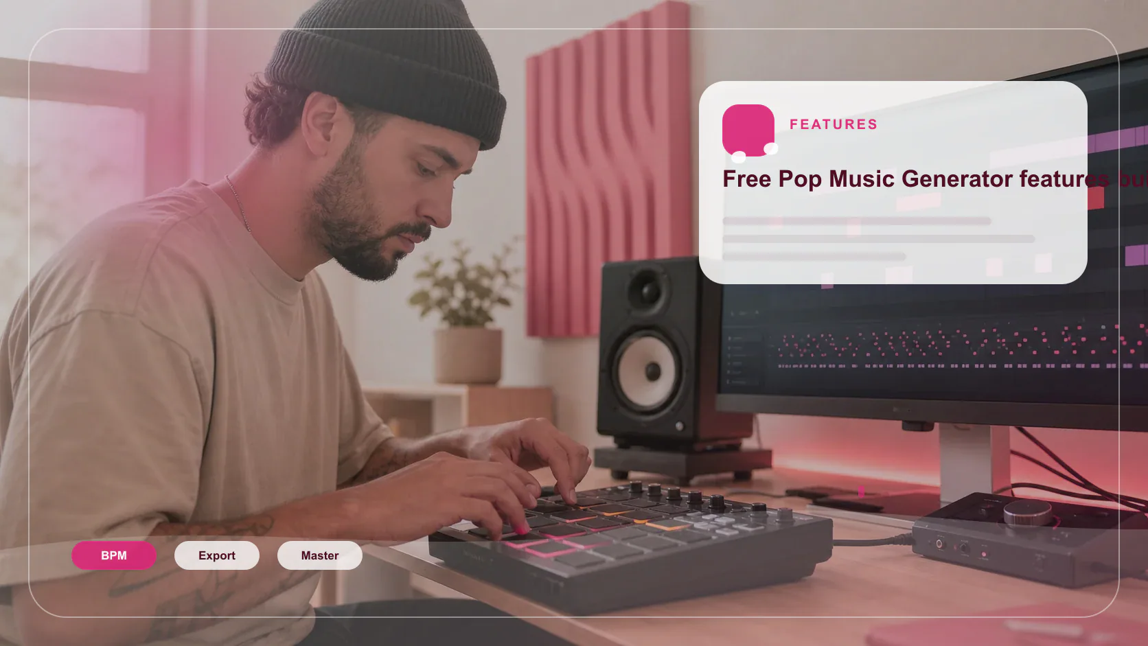 DJ producer preparing a remix or AI song cover version