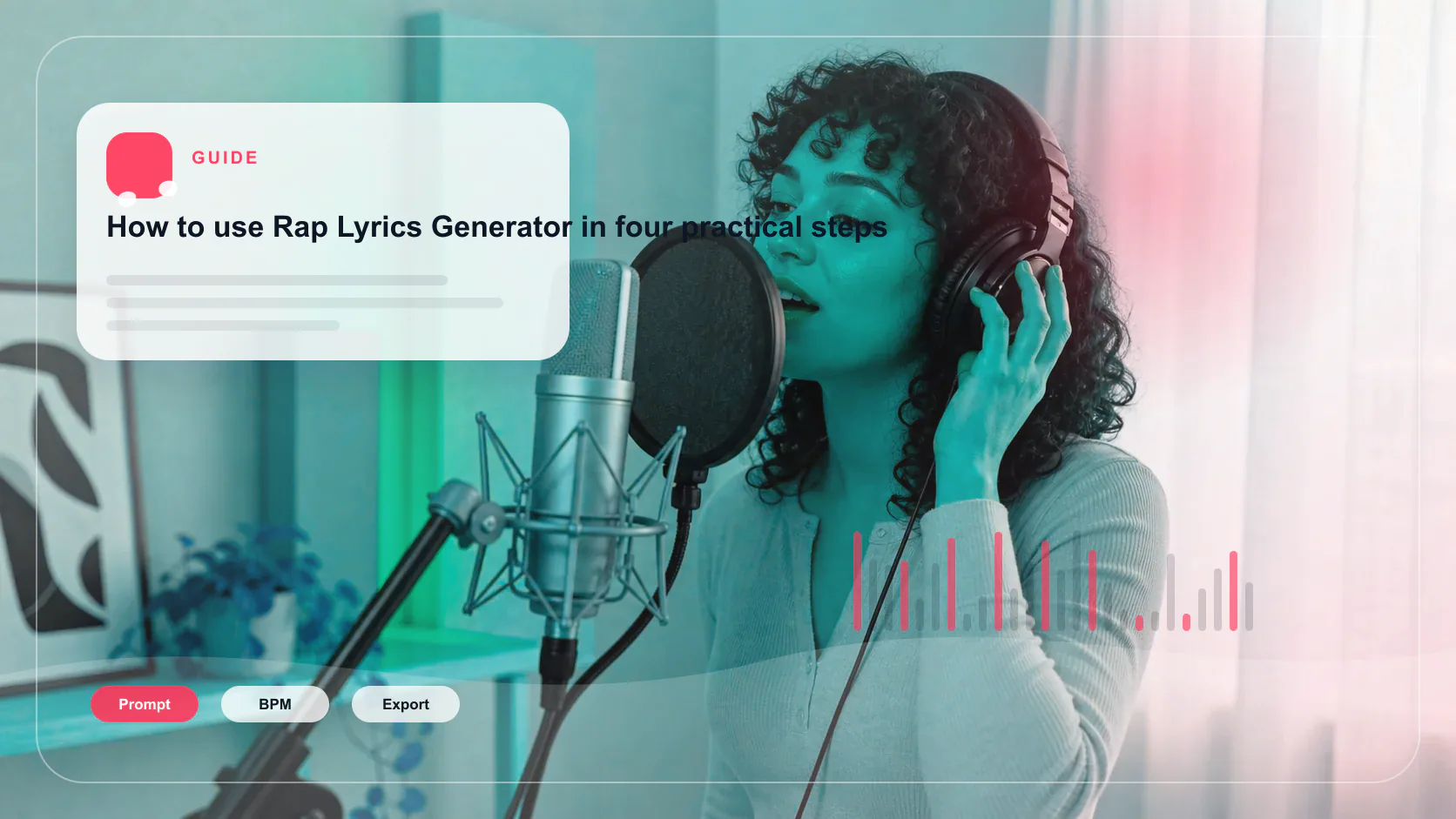 Independent musician shaping an AI music idea in a bright home studio