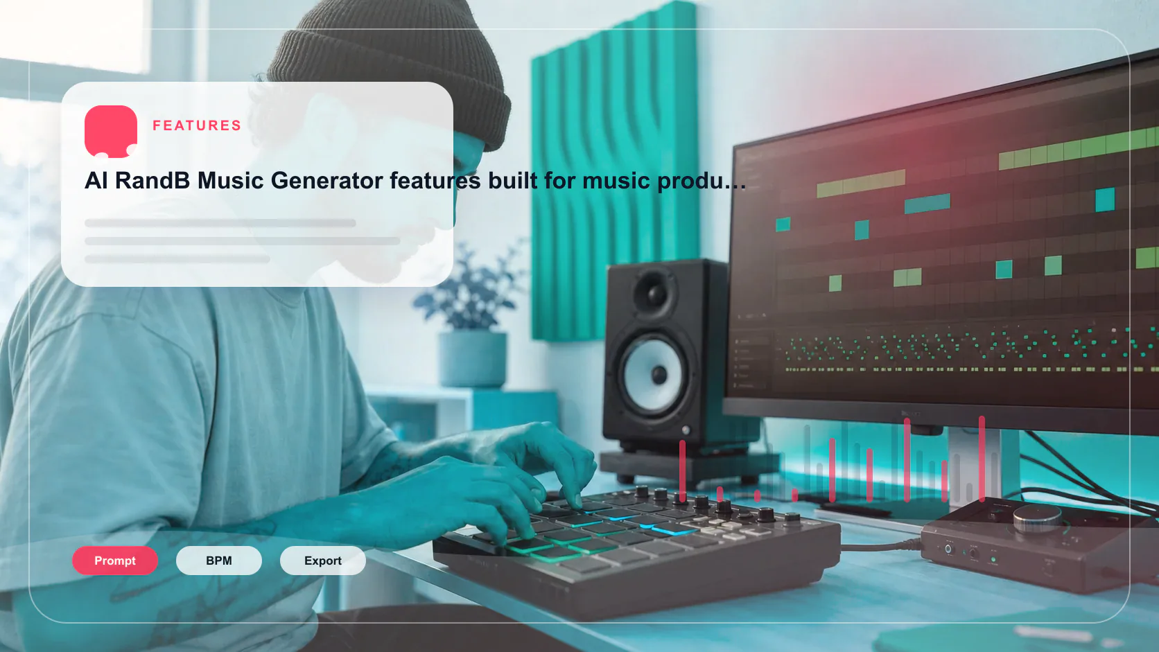 DJ producer preparing a remix or AI song cover version